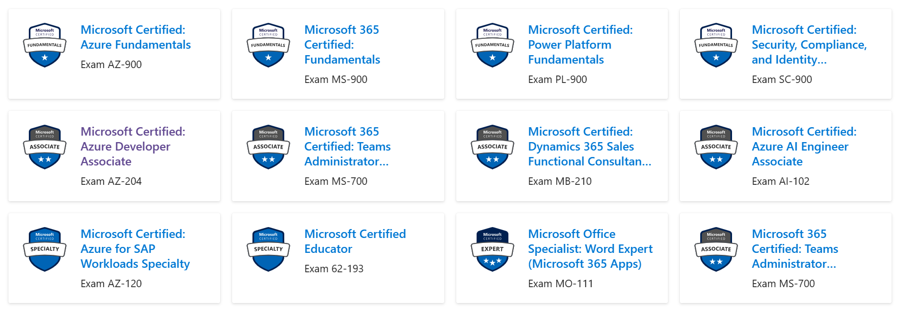 Exciting update for Microsoft certification exams